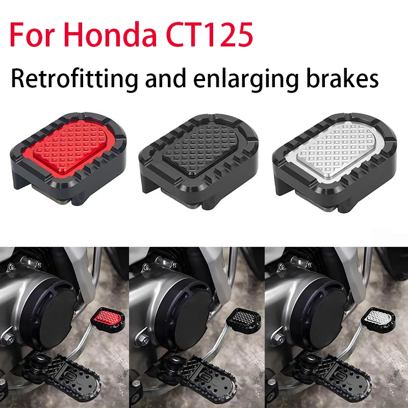 For Honda CT125, motorcycle modification includes enlarging the brake pedal and widening the aluminum alloy brake pedal
For Honda CT125, motorcycle modification includes enlarging the brake pedal and widening the aluminum alloy brake pedal