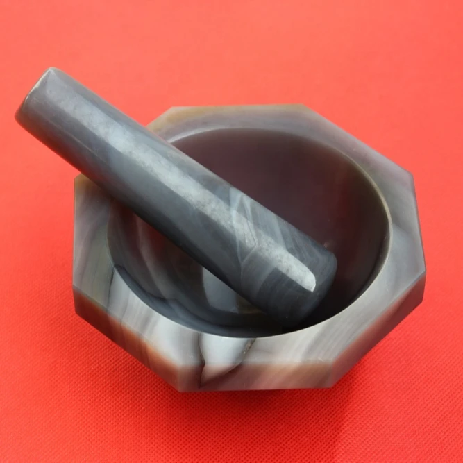 High Quality Agate Mortar With Pestle Normal Depth Inner Diameter 100mm
High Quality Agate Mortar With Pestle Normal Depth Inner Diameter 100mm
