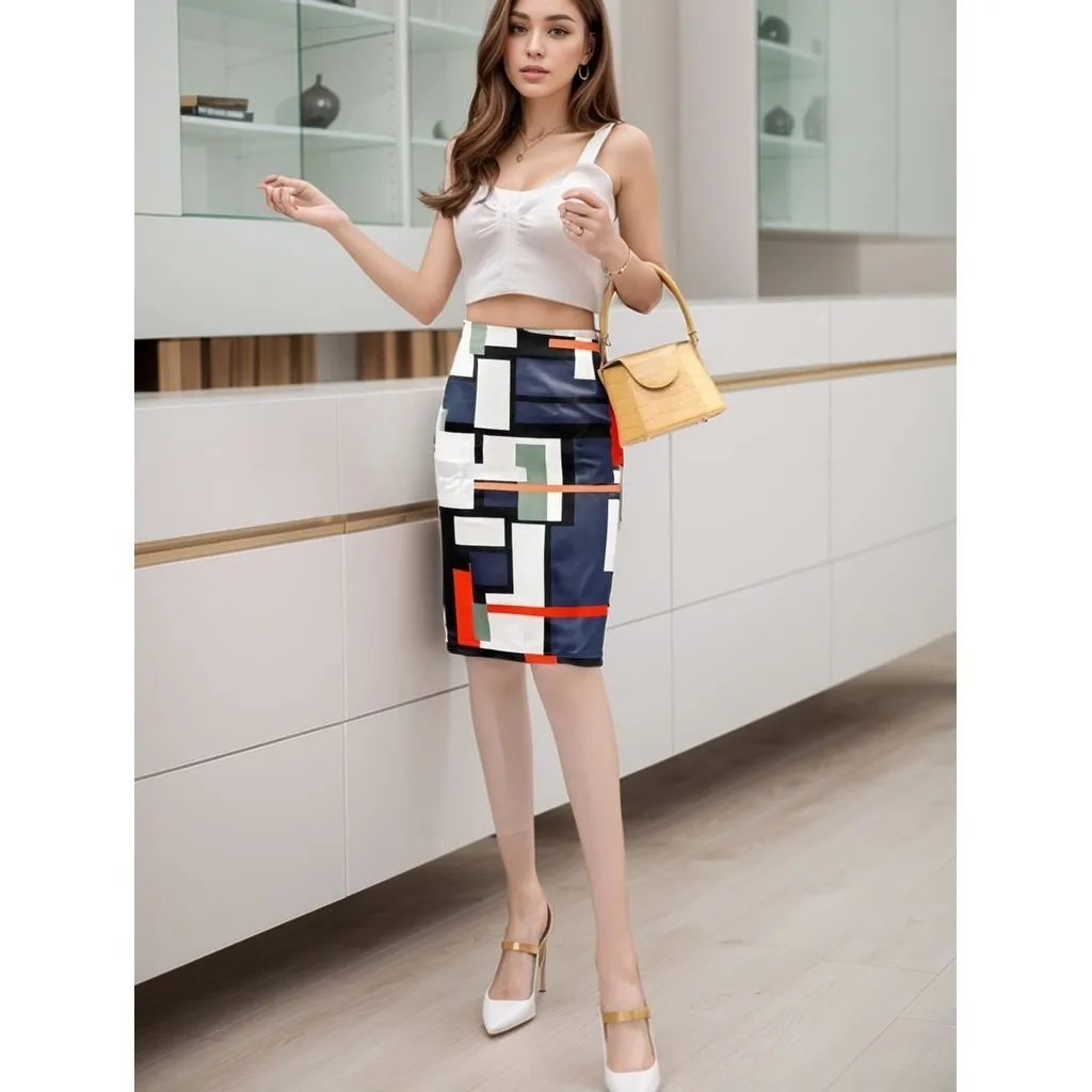 2025 Spring/Summer New Printed High Waist Commuter Bag Hip Skirts Youth Fashion Printed Half Body Skirt
2025 Spring/Summer New Printed High Waist Commuter Bag Hip Skirts Youth Fashion Printed Half Body Skirt
