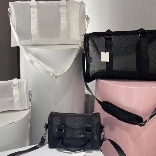 al Duffle Yoga Transparent Mesh Fitness Bag Sports Women 2025 Outdoor Portable Luggage Bag Travel Straddle Bag
al Duffle Yoga Transparent Mesh Fitness Bag Sports Women 2025 Outdoor Portable Luggage Bag Travel Straddle Bag