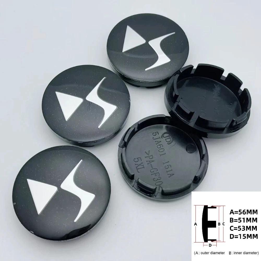 4pcs 56MM 51MM Car Wheel Center Caps With DS Logo Emblem Badge Wheel Rim Hubcap Hub Centre Dust Cover Replace Car Accessories
4pcs 56MM 51MM Car Wheel Center Caps With DS Logo Emblem Badge Wheel Rim Hubcap Hub Centre Dust Cover Replace Car Accessories