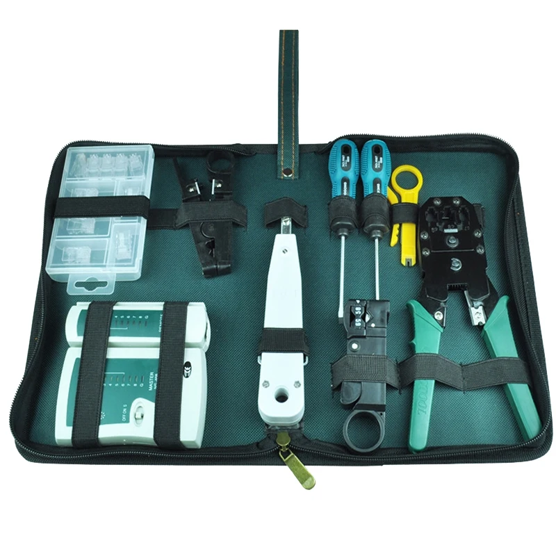 Network Cable Tester Tool Lan Tester RJ45 Crimping Pliers Portable LAN Network Repair Tool Kit Crimper Clamp
Network Cable Tester Tool Lan Tester RJ45 Crimping Pliers Portable LAN Network Repair Tool Kit Crimper Clamp