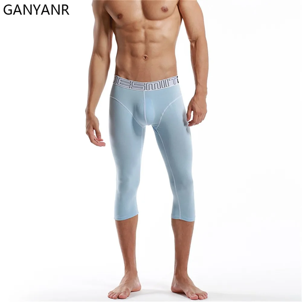 GANYANR Running Tights Men Compression Pants Gym Leggings Sportswear Fitness Sport Sexy Basketball Yoga 3/4 Training Workout
GANYANR Running Tights Men Compression Pants Gym Leggings Sportswear Fitness Sport Sexy Basketball Yoga 3/4 Training Workout