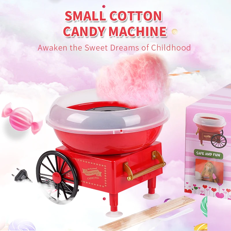 Mini Classic Car Cotton Candy Machine for Kids Cute Electric Automatic Small Household Appliance for Children
Mini Classic Car Cotton Candy Machine for Kids Cute Electric Automatic Small Household Appliance for Children