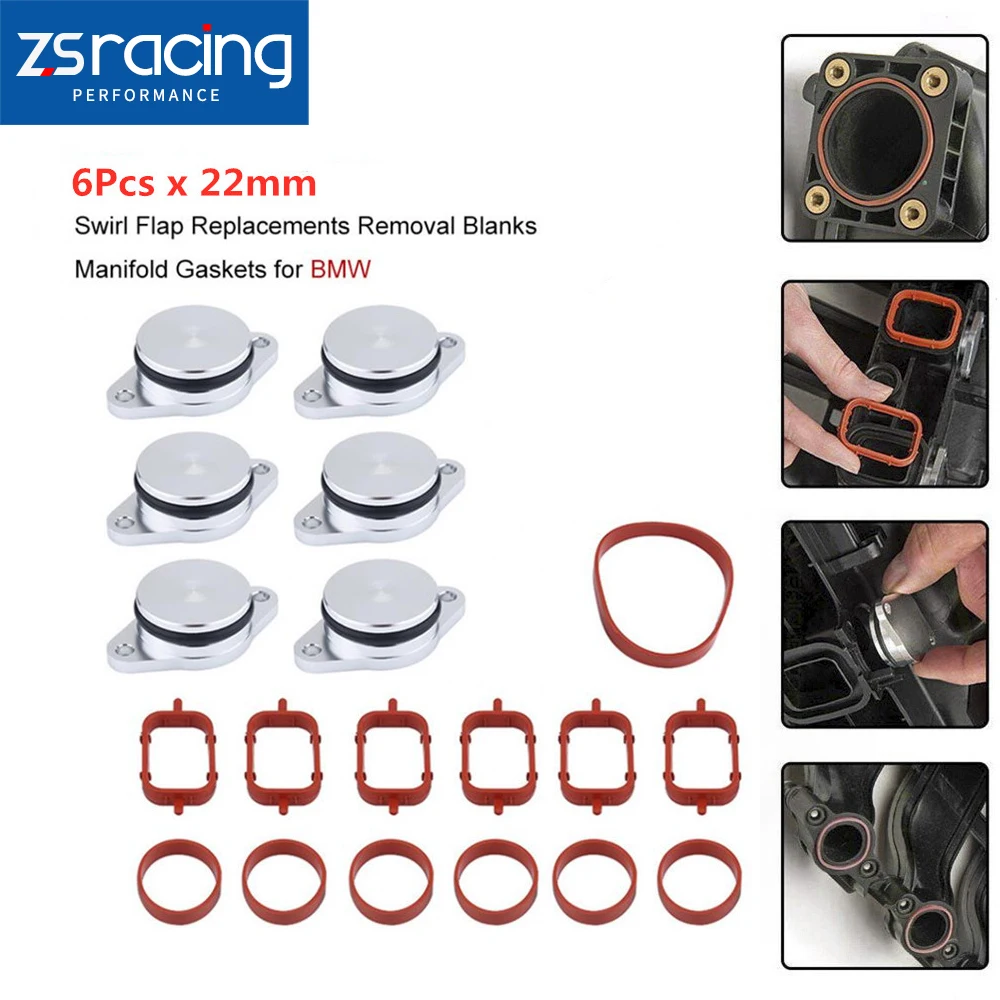 6PCS 22mm Diesel Swirl Blanks Flaps Repair Delete Kit With Intake Gasket For BMW M47 M57 E87 E46 E90 E91 E92 E93 E39 11612246945
6PCS 22mm Diesel Swirl Blanks Flaps Repair Delete Kit With Intake Gasket For BMW M47 M57 E87 E46 E90 E91 E92 E93 E39 11612246945