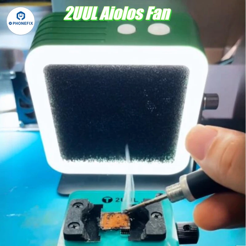2UUL DA98 Aiolos быстро впитывает дымоудаление, охлаждающий вентилятор с подсветкой для материнской платы мобильного телефона, инструменты для ремонта сварки BGA
2UUL DA98 Aiolos быстро впитывает дымоудаление, охлаждающий вентилятор с подсветкой для материнской платы мобильного телефона, инструменты для ремонта сварки BGA