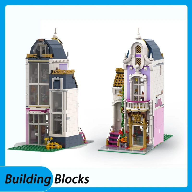 H4Spot small particle assembly building blocks MOC-103249 flower house building collection toy ornaments DIY assembly model
H4Spot small particle assembly building blocks MOC-103249 flower house building collection toy ornaments DIY assembly model
