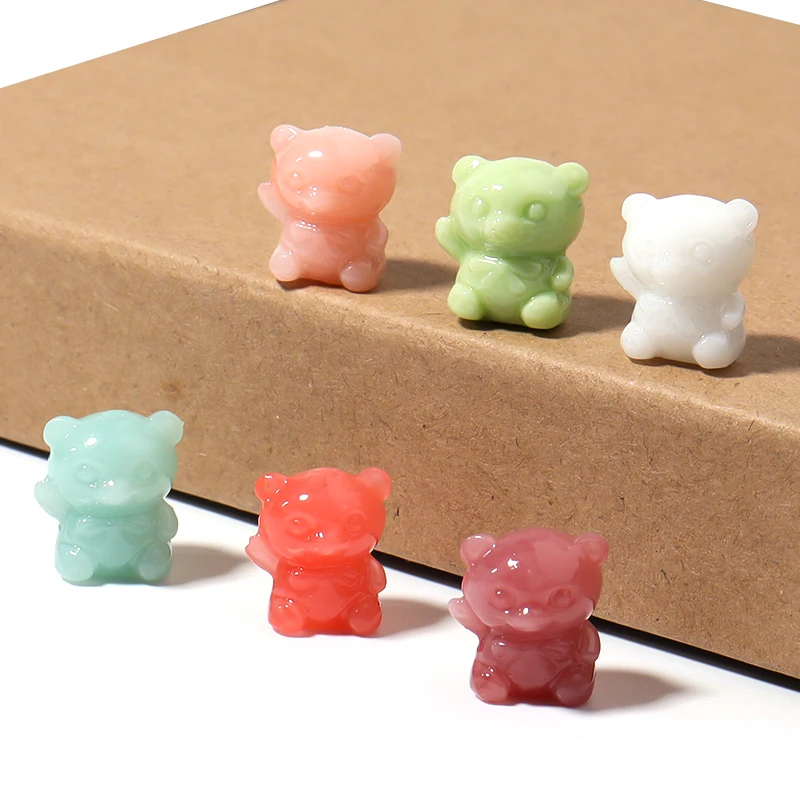 10Pcs Coral Colorful Cute Mini Small Bear Beads Animal Charms Loose Bead for DIY Jewelry Making Earrings Bracelet Necklace Acces
10Pcs Coral Colorful Cute Mini Small Bear Beads Animal Charms Loose Bead for DIY Jewelry Making Earrings Bracelet Necklace Acces