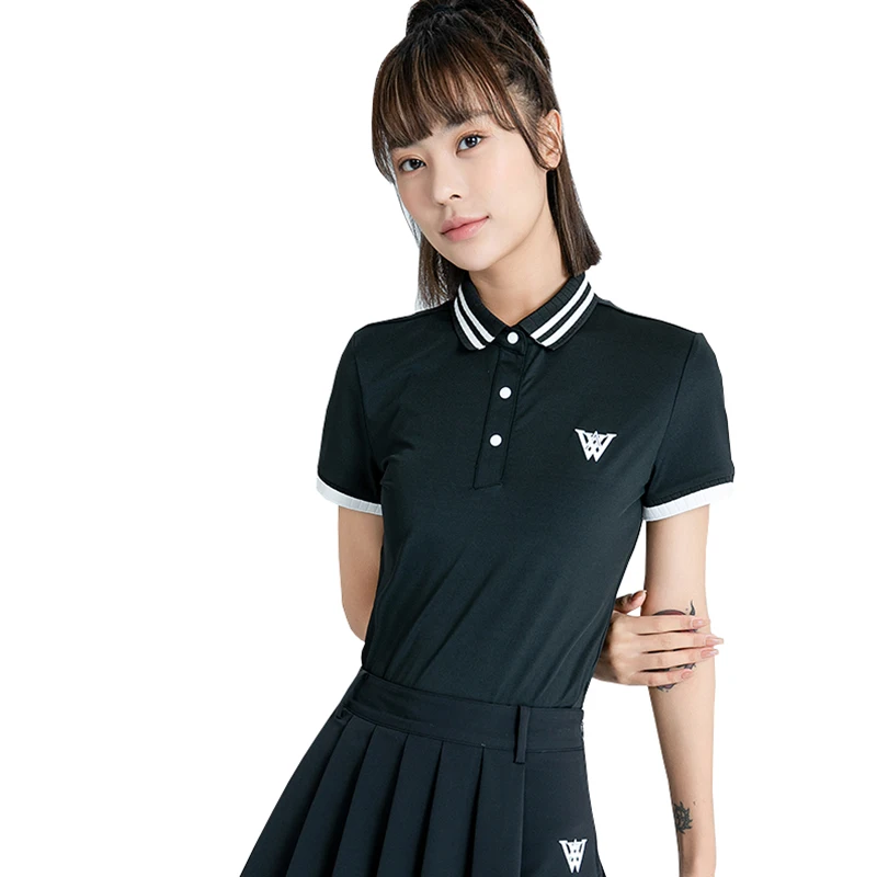 VZ Golf Clothing Spring/Summer New Women's Outdoor Sports Shirt Comfortable Short sleeved T-shirt Ladies Casual Polo Shirt Top
VZ Golf Clothing Spring/Summer New Women's Outdoor Sports Shirt Comfortable Short sleeved T-shirt Ladies Casual Polo Shirt Top