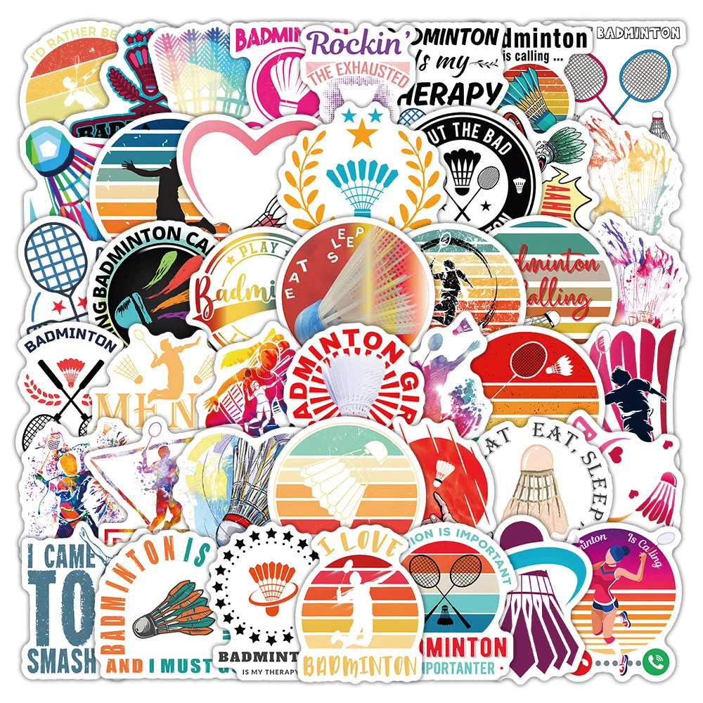10/30/62PCS Sports Badminton Stickers Cartoon Doodle Creative Decorative Scrapbook Luggage Laptop Scooter Waterproof Stickers
10/30/62PCS Sports Badminton Stickers Cartoon Doodle Creative Decorative Scrapbook Luggage Laptop Scooter Waterproof Stickers