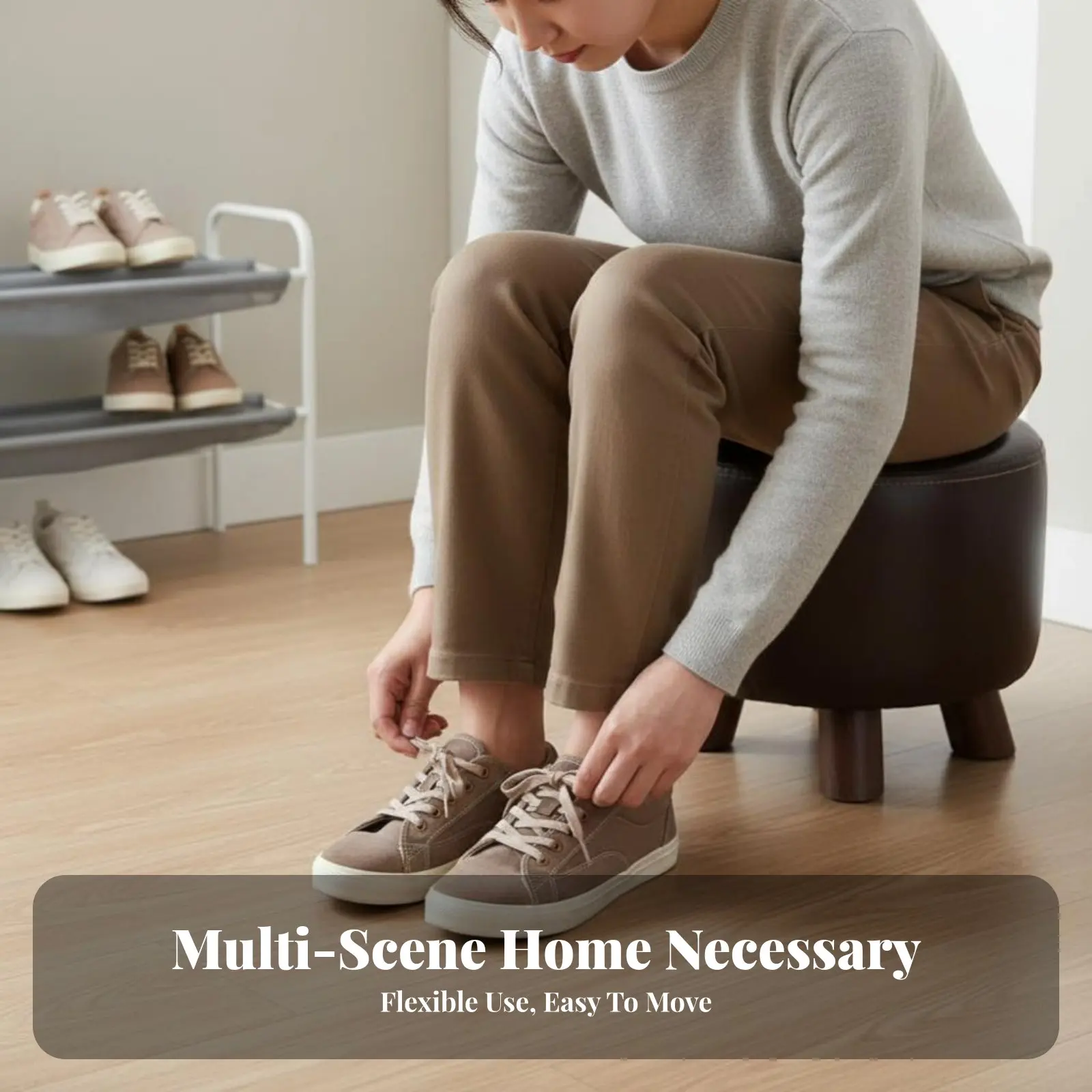 Мягкий табурет для переобувания с прочной деревянной рамой, низкий, с мягкой обивкой, компактный, экономит место, подходит для детей и взрослых.
Мягкий табурет для переобувания с прочной деревянной рамой, низкий, с мягкой обивкой, компактный, экономит место, подходит для детей и взрослых.