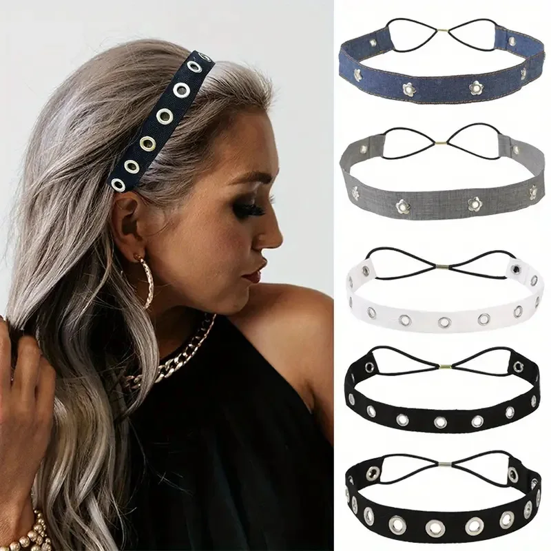 Полая эластичная повязка на голову из ткани в стиле панк для девочек, металлическая повязка на голову в стиле рок, повседневная спортивная повязка на голову для девочек, модный аксессуар для волос
Полая эластичная повязка на голову из ткани в стиле панк для девочек, металлическая повязка на голову в стиле рок, повседневная спортивная повязка на голову для девочек, модный аксессуар для волос