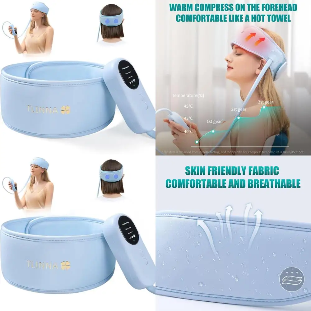 Airbag Kneading Scalp Massager for Headache Relief, Stress Reduction, and Sleep Improvement - Sky Blue
Airbag Kneading Scalp Massager for Headache Relief, Stress Reduction, and Sleep Improvement - Sky Blue
