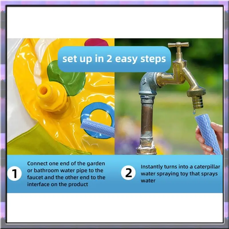 ABJX New Caterpillar Sprinkler Caterpillar Inflatable Water Sprinkler For Garden Pool Party
ABJX New Caterpillar Sprinkler Caterpillar Inflatable Water Sprinkler For Garden Pool Party