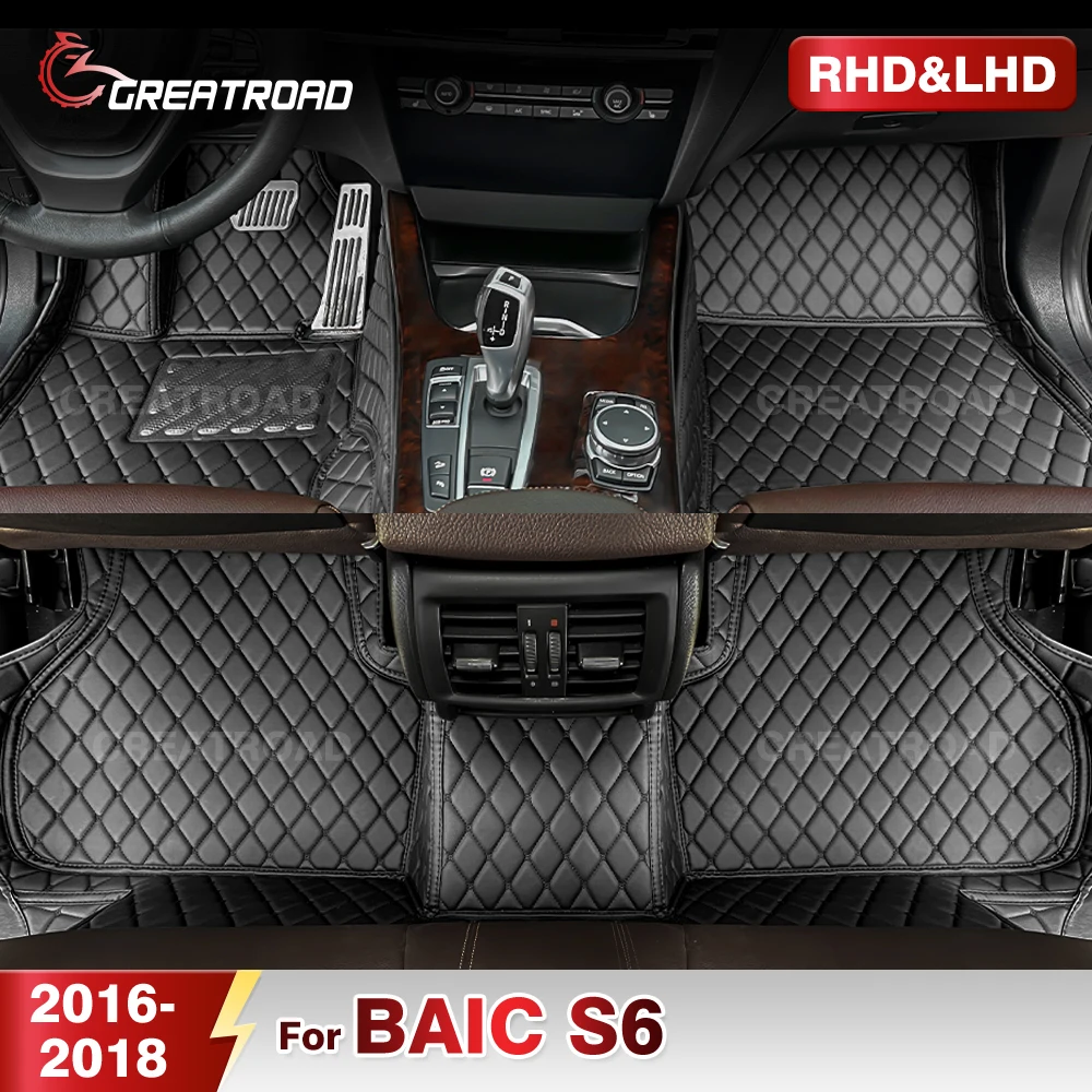 Автомобильные коврики на заказ для BAIC S6 2016 2017 2018, автомобильный ковер, детали интерьера, аксессуары, детали защитных накладок
Автомобильные коврики на заказ для BAIC S6 2016 2017 2018, автомобильный ковер, детали интерьера, аксессуары, детали защитных накладок