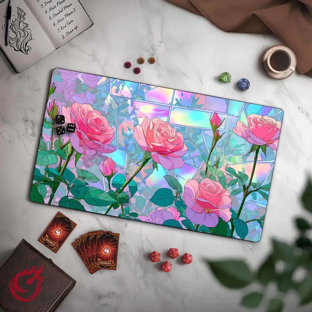 Romantic Rose Garden MTG Playmat Magic Card Mat with Stitched Edge Non-Slip Durable Tabletop playmat Board Game Mat for TCG
Romantic Rose Garden MTG Playmat Magic Card Mat with Stitched Edge Non-Slip Durable Tabletop playmat Board Game Mat for TCG