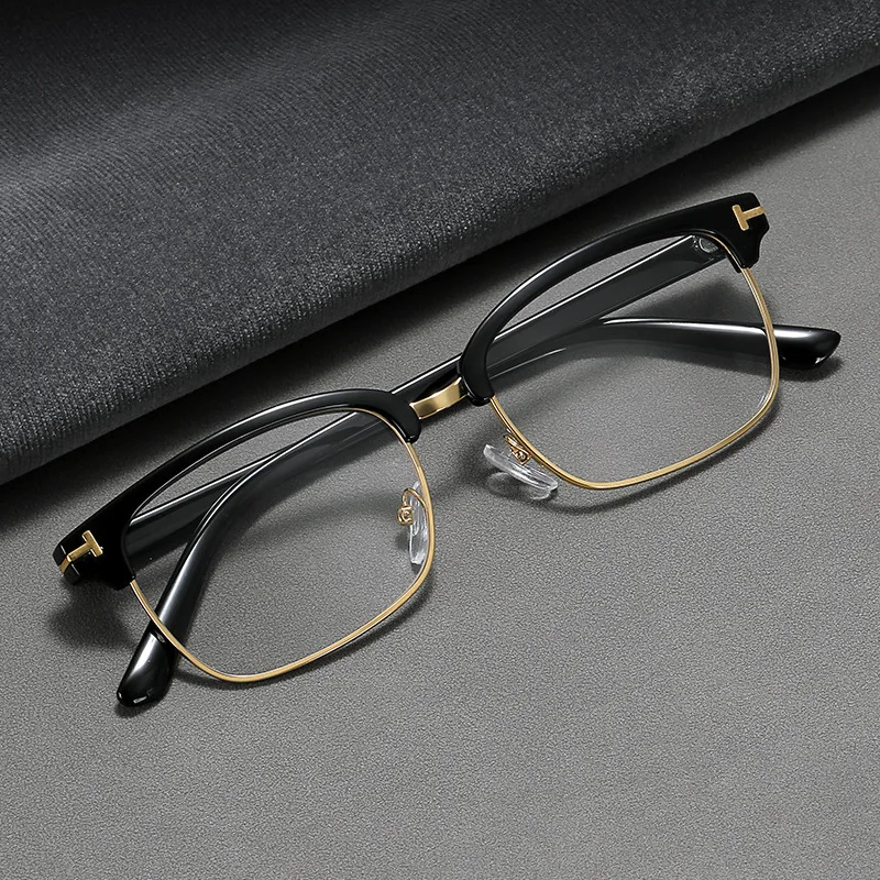 Fashion New Geometric Design Men's Anti-Blue Light Glasses Customizable Prescription Women's Reading Glasses Brand Design
Fashion New Geometric Design Men's Anti-Blue Light Glasses Customizable Prescription Women's Reading Glasses Brand Design