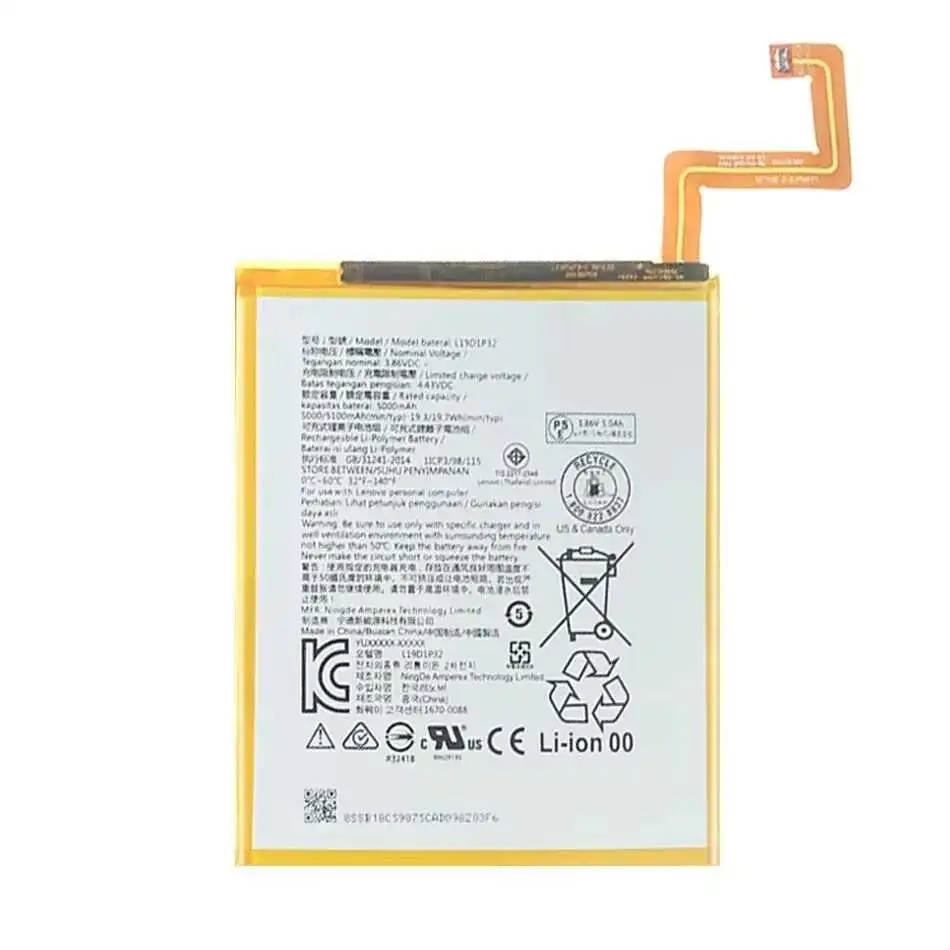 Battery For Lenovo Yoga TAB 2 3Pro 3 8 4 8 plus 4 10/10 REL/10 PLUS 7 10" S8 M8 M10 E7 TB-X304L TB-X505X TB-7104F YT3-X90X S8-50
Battery For Lenovo Yoga TAB 2 3Pro 3 8 4 8 plus 4 10/10 REL/10 PLUS 7 10" S8 M8 M10 E7 TB-X304L TB-X505X TB-7104F YT3-X90X S8-50