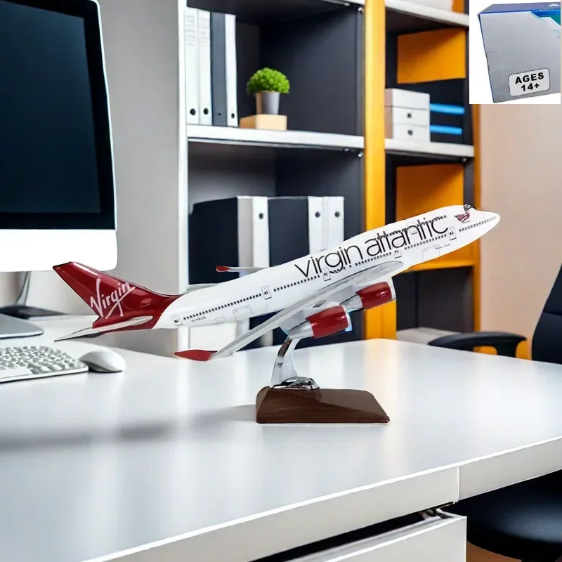 47CM 1:120 B747 model British Virgin attantic airline alloy base aircraft plane display toy collection decoration
47CM 1:120 B747 model British Virgin attantic airline alloy base aircraft plane display toy collection decoration