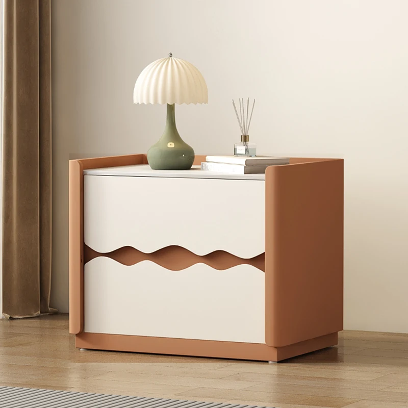 Nordic Cream Style Nightstands Trendy Modern Design Minimalist Bedside Table Elegant Unique Mesa De Noche Bedroom Furniture
Nordic Cream Style Nightstands Trendy Modern Design Minimalist Bedside Table Elegant Unique Mesa De Noche Bedroom Furniture