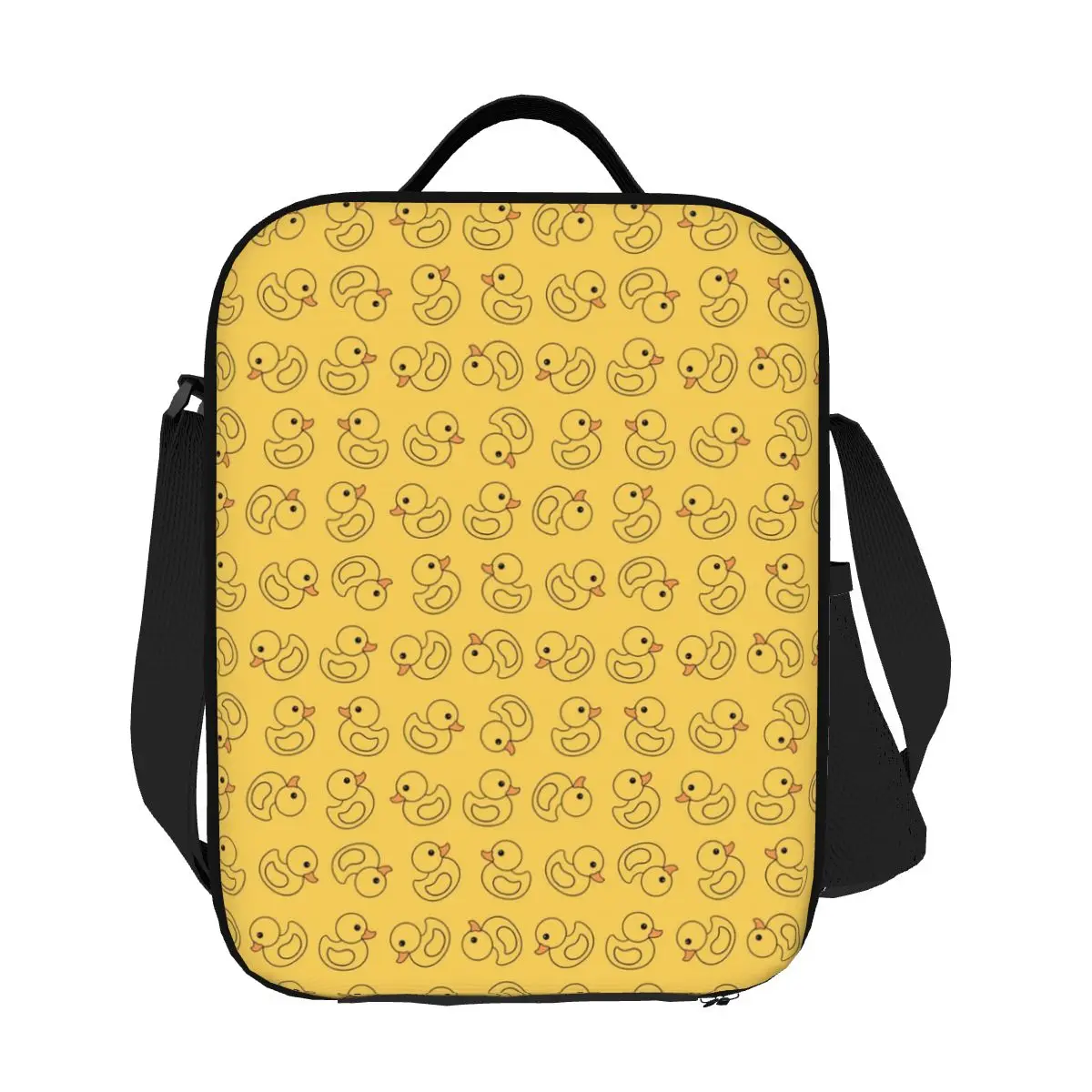 Custom Yellow Rubber Duck Lunch Bag Men Women Warm Cooler Insulated Lunch Boxes for Student School
Custom Yellow Rubber Duck Lunch Bag Men Women Warm Cooler Insulated Lunch Boxes for Student School