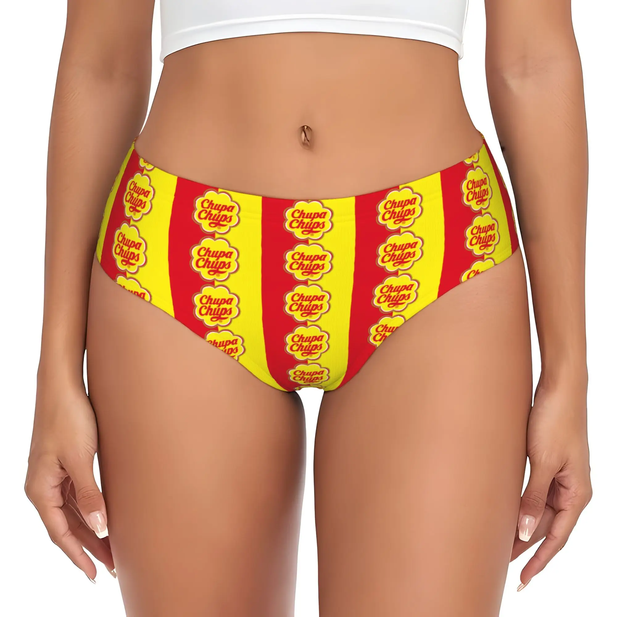 Custom Women's Chupas Chupses Candies Brief Panties Female Breathable Lollipop Underwear Underpants
Custom Women's Chupas Chupses Candies Brief Panties Female Breathable Lollipop Underwear Underpants
