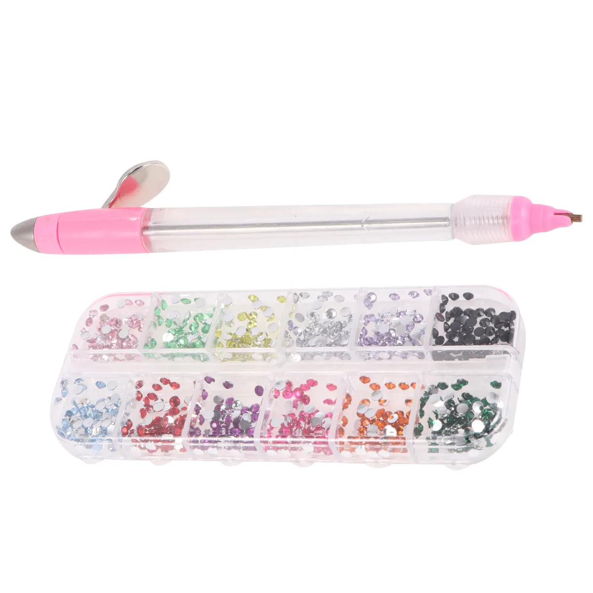 1Set Nail Art Rhinestone Kit Sparkling Rhinestones Pencil Manicure Tools for DIY Nail Decoration Salon Art
1Set Nail Art Rhinestone Kit Sparkling Rhinestones Pencil Manicure Tools for DIY Nail Decoration Salon Art