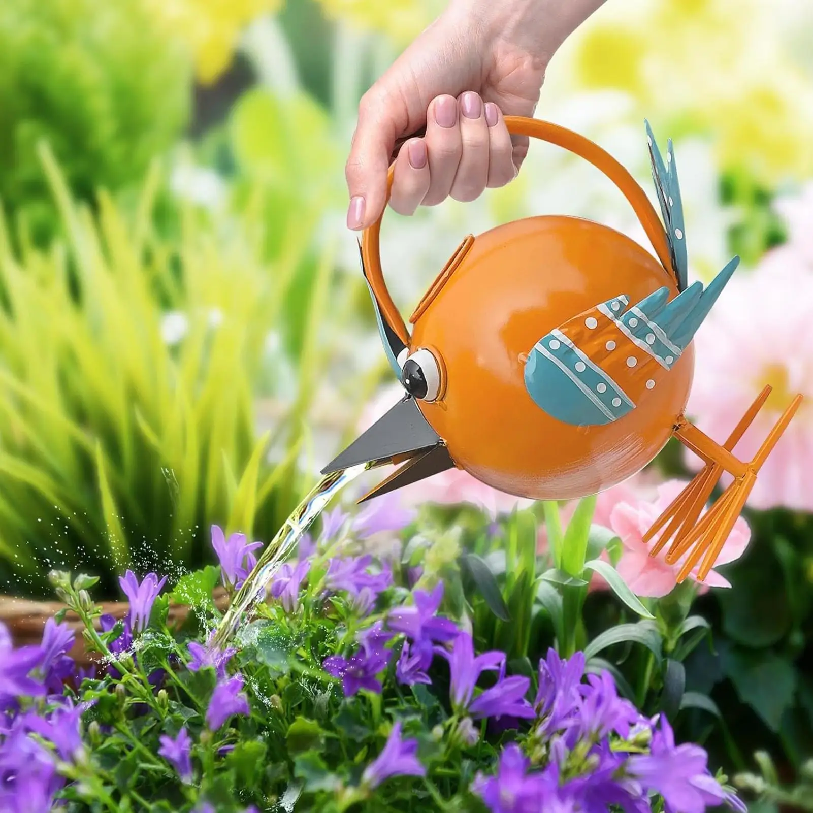 Bird Design Decorative Watering Can, Multifunctional Irrigation Accessory, Practical Watering Tool for Home Backyard Garden Farm
Bird Design Decorative Watering Can, Multifunctional Irrigation Accessory, Practical Watering Tool for Home Backyard Garden Farm