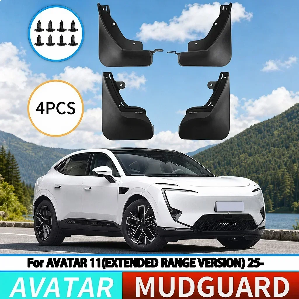 For Avatar 11 2025 Range Extender Mudguards Front Rear Wheel Splash Guards Car Accessories
For Avatar 11 2025 Range Extender Mudguards Front Rear Wheel Splash Guards Car Accessories