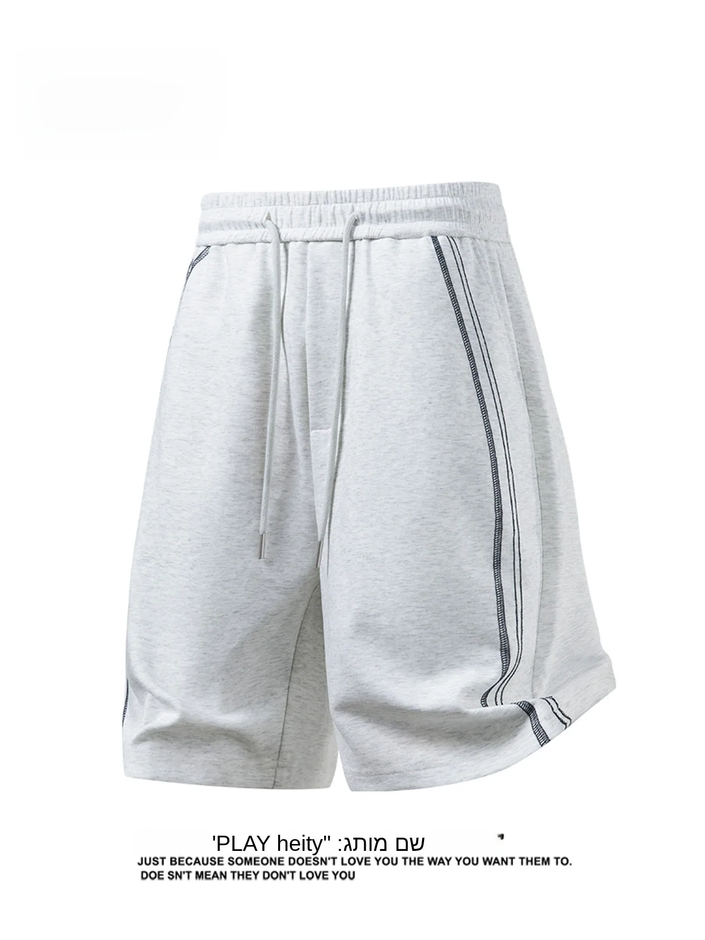 Play Heity Fashionable Summer Sporty Loose Fit Drawstring Unisex Casual Striped Side Stripe Short Shorts Polyester Cotton Blend
Play Heity Fashionable Summer Sporty Loose Fit Drawstring Unisex Casual Striped Side Stripe Short Shorts Polyester Cotton Blend