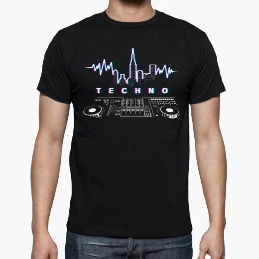 Unique New York City Silhouette DJ Techno T-Shirt. Summer Cotton O-Neck Short Sleeve Mens T Shirt New S-3XL
Unique New York City Silhouette DJ Techno T-Shirt. Summer Cotton O-Neck Short Sleeve Mens T Shirt New S-3XL