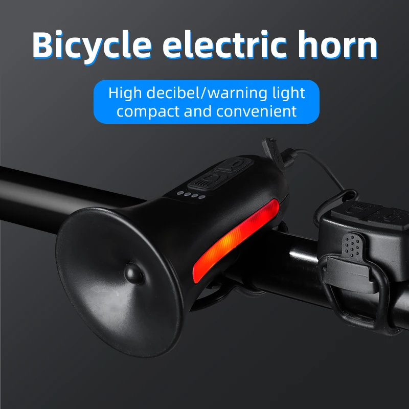 Electric Bike Bell 120dB Mini Bicycle Horn Waterproof Bicycle Horn With Warning Lights MTB Road Bike Horn With Warning Lights
Electric Bike Bell 120dB Mini Bicycle Horn Waterproof Bicycle Horn With Warning Lights MTB Road Bike Horn With Warning Lights