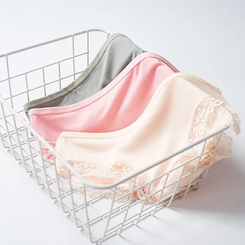 4Pcs/Lot Soft Cotton Young Girl Briefs Candy Colors Panties for Teenage Kids Underwear Pants Underpants 9-20T
4Pcs/Lot Soft Cotton Young Girl Briefs Candy Colors Panties for Teenage Kids Underwear Pants Underpants 9-20T