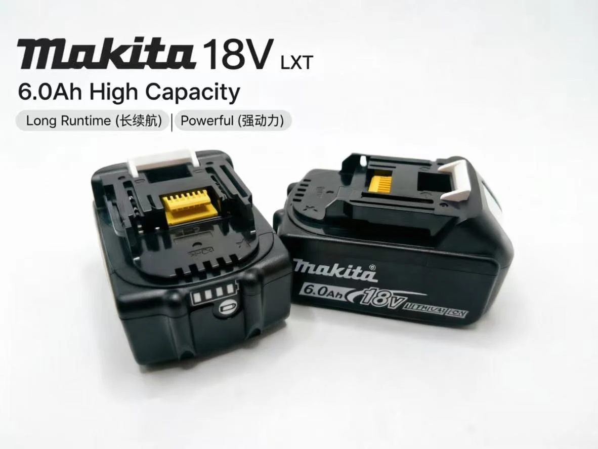 Makita18V Original Li-ion Battery Pack BL1850B Rechargeable 21700 Cell for Makita 18V LXT Cordless Drill Impact Wrench Saw Tools
Makita18V Original Li-ion Battery Pack BL1850B Rechargeable 21700 Cell for Makita 18V LXT Cordless Drill Impact Wrench Saw Tools