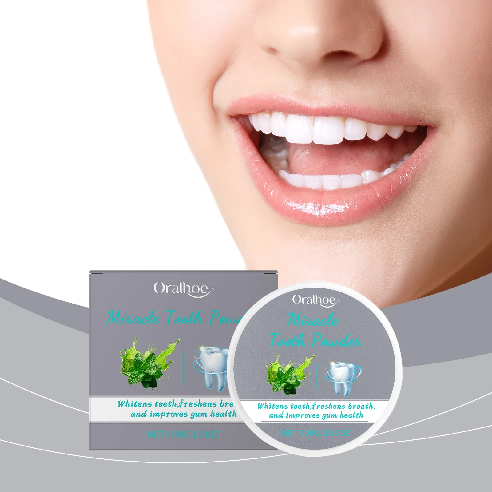 Mint Tooth Powder - Gentle Teeth Cleaning, Fresh Breath, Stain Reduction & Daily Oral Care For Whitening And Shine
Mint Tooth Powder - Gentle Teeth Cleaning, Fresh Breath, Stain Reduction & Daily Oral Care For Whitening And Shine