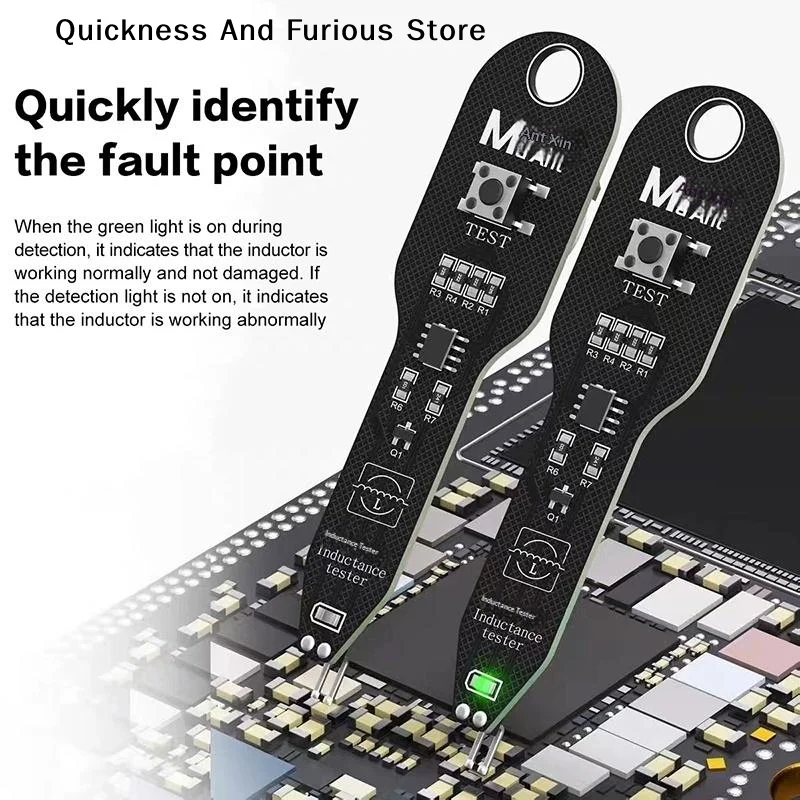 【T】MaAnt M093 Inductance Tester Electromagnetic Induction Tool High Precision for Circuit Board Fault Detection Easy Operation
【T】MaAnt M093 Inductance Tester Electromagnetic Induction Tool High Precision for Circuit Board Fault Detection Easy Operation