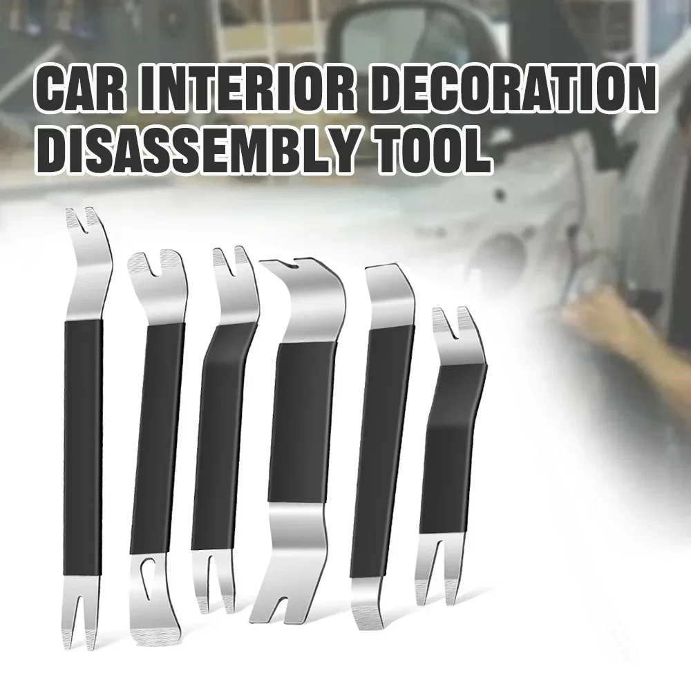 Removal Pry Tool 3/6Pcs Metal Auto Door Clip Trim Removal Tools Kits Car Dashboard Audio Radio Panel Repair Fastener Portable
Removal Pry Tool 3/6Pcs Metal Auto Door Clip Trim Removal Tools Kits Car Dashboard Audio Radio Panel Repair Fastener Portable