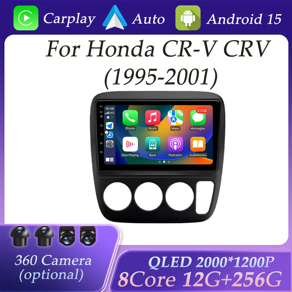 Wireless CarPlay for Honda CR-V CRV 1995 - 2001 Split Screen HD Screen Car Video Audio Radio Multimedia Player GPS Navigation BT
Wireless CarPlay for Honda CR-V CRV 1995 - 2001 Split Screen HD Screen Car Video Audio Radio Multimedia Player GPS Navigation BT