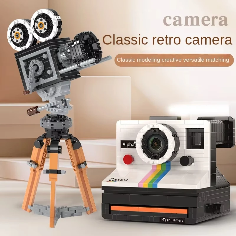 Original DIY Building Blocks Retro Film Camera Models Nostalgic Style Collection Ornaments Creative Birthday Gifts
Original DIY Building Blocks Retro Film Camera Models Nostalgic Style Collection Ornaments Creative Birthday Gifts