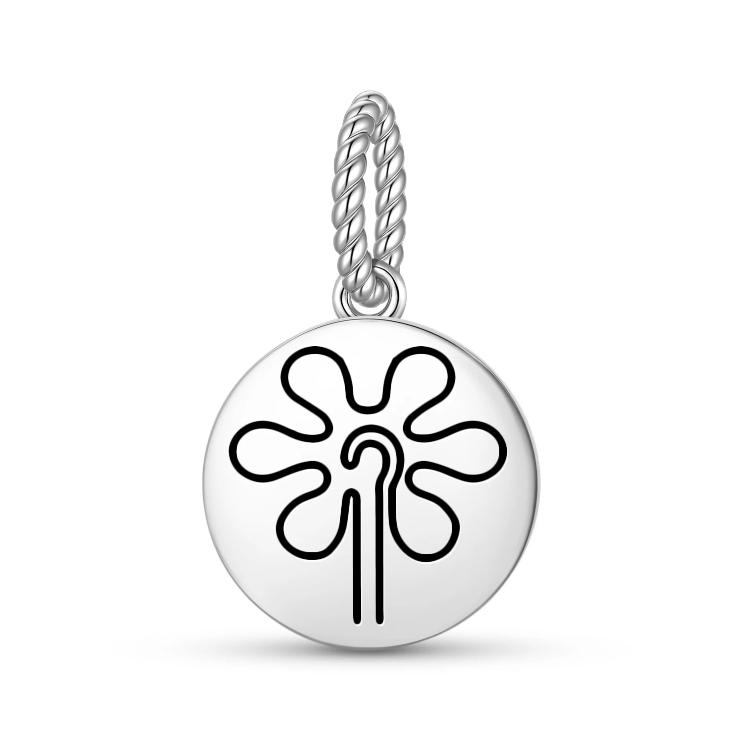 Nazca lines The Flower Pendant 925 Sterling Silver Symbol Charm Bead for Women Bracelet Necklace Jewelry Fashion
Nazca lines The Flower Pendant 925 Sterling Silver Symbol Charm Bead for Women Bracelet Necklace Jewelry Fashion