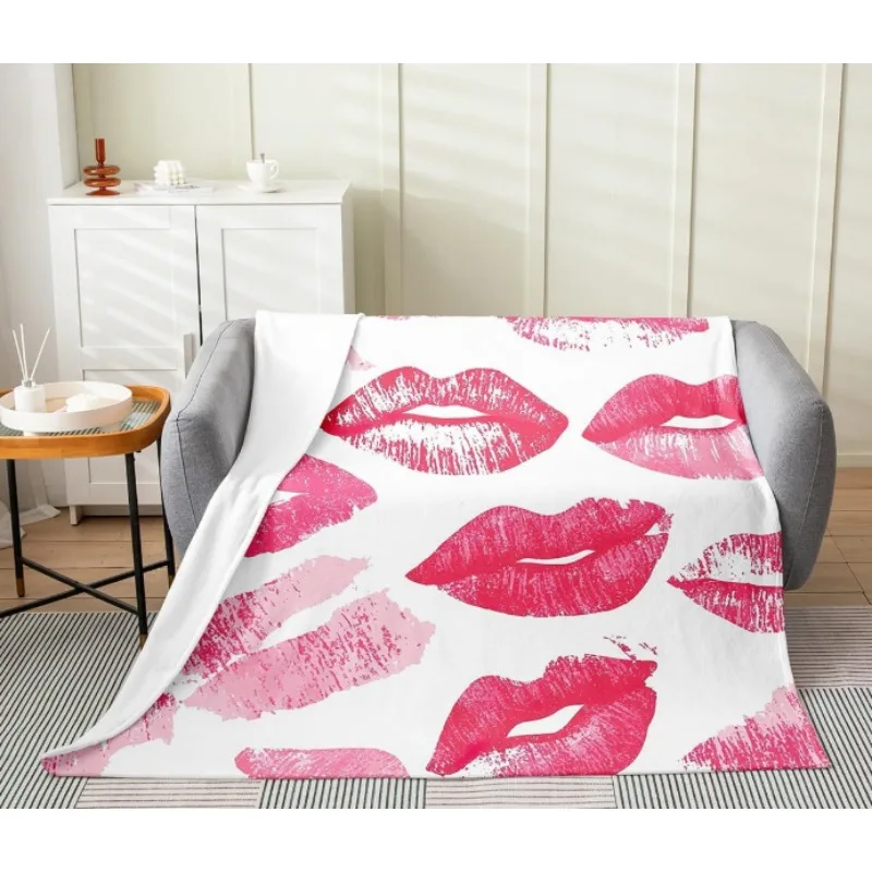 Женское плюшевое одеяло с красными губами, фланелевое одеяло с поцелуем, принт помады, четыре сезона, одеяло, одеяло на День святого Валентина
Женское плюшевое одеяло с красными губами, фланелевое одеяло с поцелуем, принт помады, четыре сезона, одеяло, одеяло на День святого Валентина