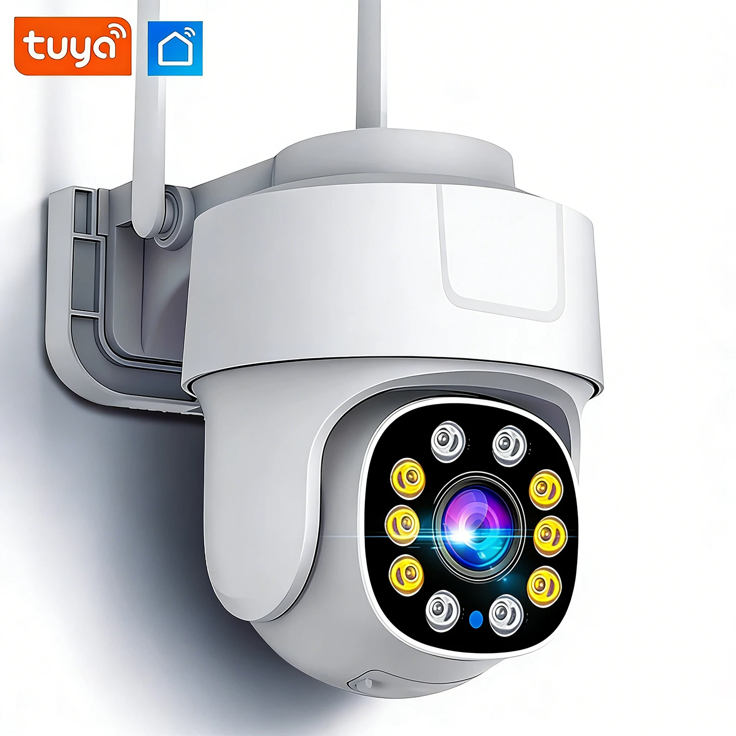 WiFi Camera 5MP Tuya Smart Outdoor Security Camera with AI Human Tracking Auto Tracking Wireless IP Cam for Home Surveillance
WiFi Camera 5MP Tuya Smart Outdoor Security Camera with AI Human Tracking Auto Tracking Wireless IP Cam for Home Surveillance