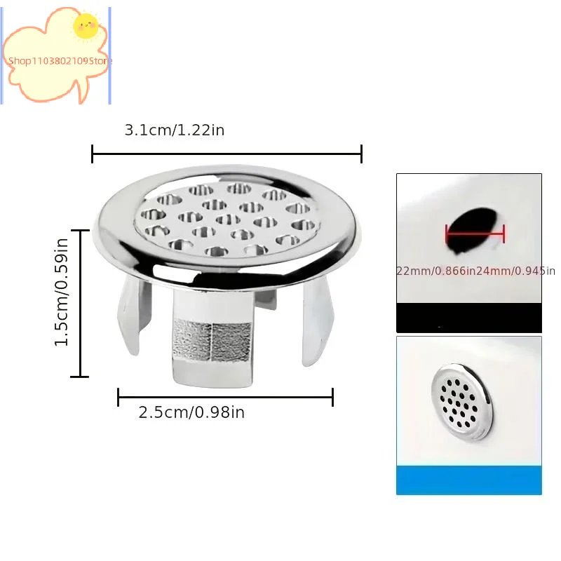 【YH】4Pcs Sink Overflow Ring Kitchen Bathroom Basin Trim Bath Drain Cap Sink Wash Basin Round Overflow Ring Plug Basin Accessory
【YH】4Pcs Sink Overflow Ring Kitchen Bathroom Basin Trim Bath Drain Cap Sink Wash Basin Round Overflow Ring Plug Basin Accessory