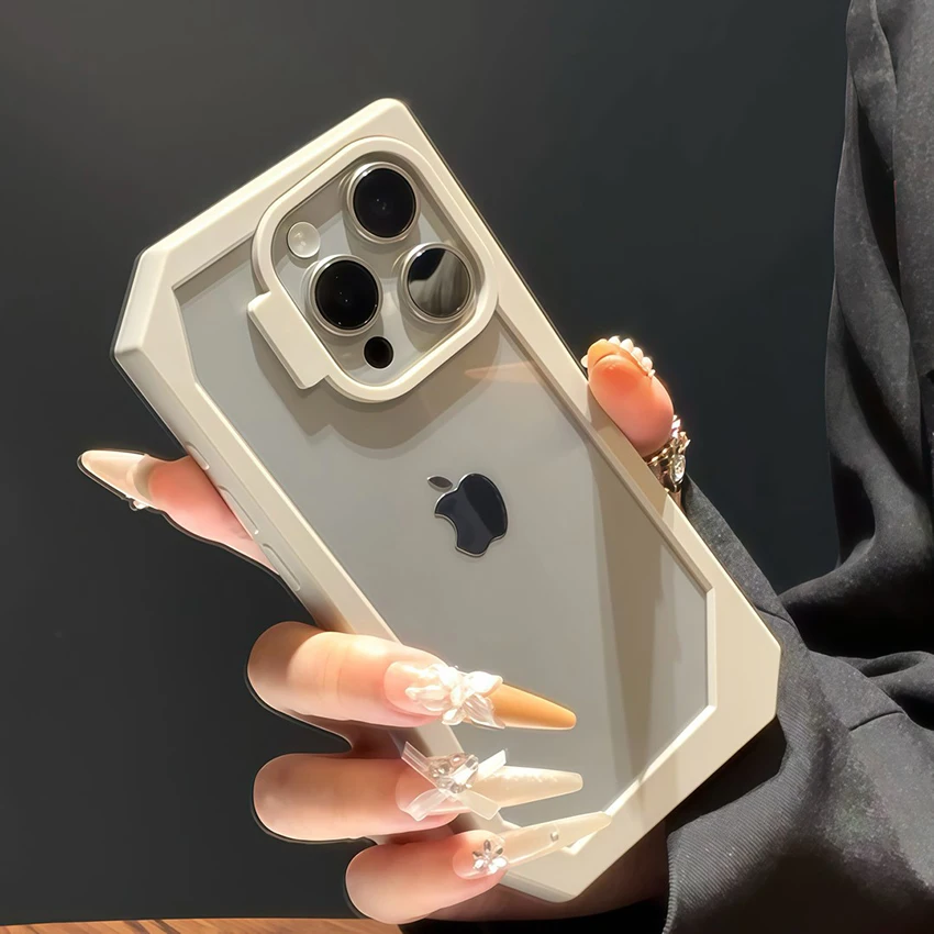 Irregular Bezel Phone Case For Iphone 16 15 14 13 Pro 12 11 Max Plus 16Pro Transparent Phone Case Creative 15Promax Cover Shell
Irregular Bezel Phone Case For Iphone 16 15 14 13 Pro 12 11 Max Plus 16Pro Transparent Phone Case Creative 15Promax Cover Shell
