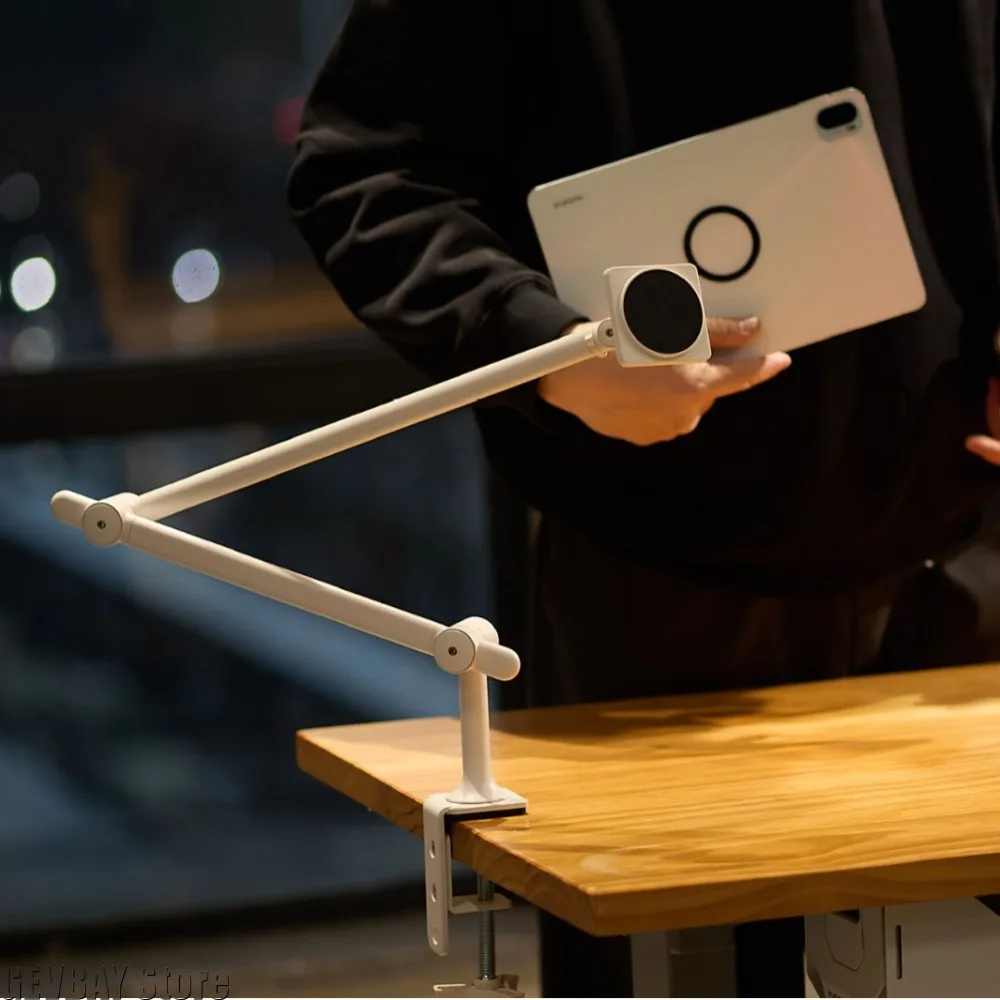 Magnetic Phone & Tablet Stand Adjustable Desk Clamp Arm 360° Rotating Aluminum Holder for IPhone IPad Overhead Lazy Mount
Magnetic Phone & Tablet Stand Adjustable Desk Clamp Arm 360° Rotating Aluminum Holder for IPhone IPad Overhead Lazy Mount