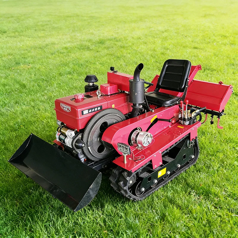 Customized Multifunctional Small Agricultural Plowing Machine, Crawler Tractor with Crawler Rotary Tiller & Micro Tiller
Customized Multifunctional Small Agricultural Plowing Machine, Crawler Tractor with Crawler Rotary Tiller & Micro Tiller