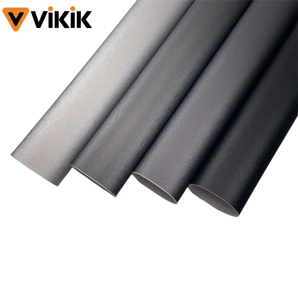 Aluminum Brush Vinyl Film Waterproof Brushed Wrap DIY Car Adhesive Stickers for Car Motorcycle Computer Skin
Aluminum Brush Vinyl Film Waterproof Brushed Wrap DIY Car Adhesive Stickers for Car Motorcycle Computer Skin