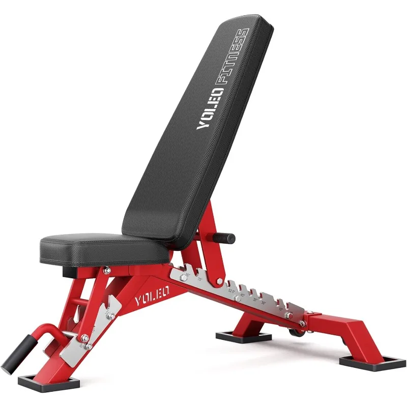 YOLEO Commercial Adjustable Weight Bench 2315LB ASTM Certified – 80% Pre-Assembled Heavy Duty Workout Bench for Home Gym
YOLEO Commercial Adjustable Weight Bench 2315LB ASTM Certified – 80% Pre-Assembled Heavy Duty Workout Bench for Home Gym