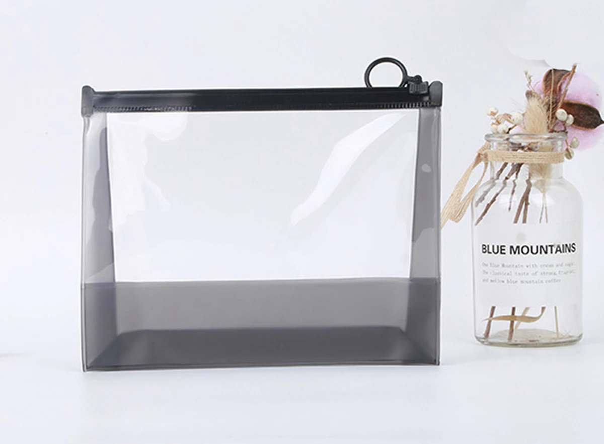 10pcs Cosmetic Bags Women EVA Black Transparent Solid Large Capacity Protable Wash Bag
10pcs Cosmetic Bags Women EVA Black Transparent Solid Large Capacity Protable Wash Bag