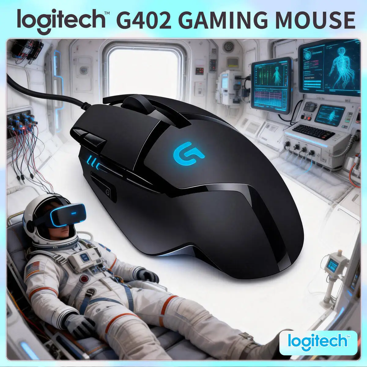Проводная игровая мышь Logitech G402 Hyperion Fury, 8 программируемых кнопок, 4000 точек на дюйм, высокоскоростное отслеживание для геймеров
Проводная игровая мышь Logitech G402 Hyperion Fury, 8 программируемых кнопок, 4000 точек на дюйм, высокоскоростное отслеживание для геймеров